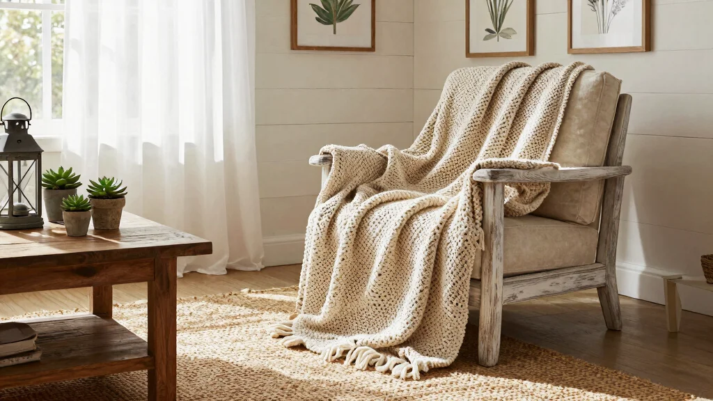 15 Farmhouse Crochet Blanket Ideas for Beginners Without Patterns