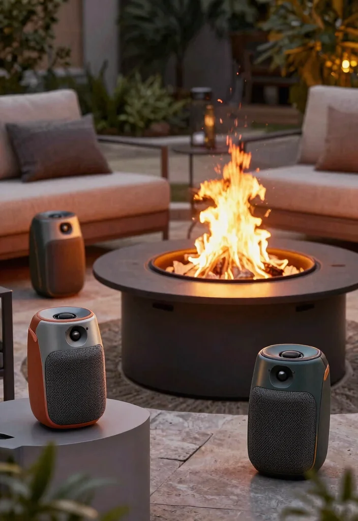 15 Fire Pit Gift Basket Ideas for First-Time Homeowners - 11. Quality Outdoor Speakers 1