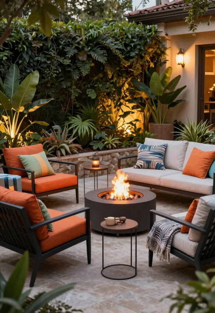 15 Fire Pit Gift Basket Ideas for First-Time Homeowners - 14. Stylish Outdoor Furniture 1