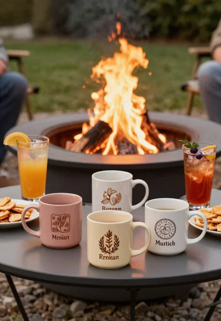 15 Fire Pit Gift Basket Ideas for First-Time Homeowners - 7. Personalized Drinkware 1