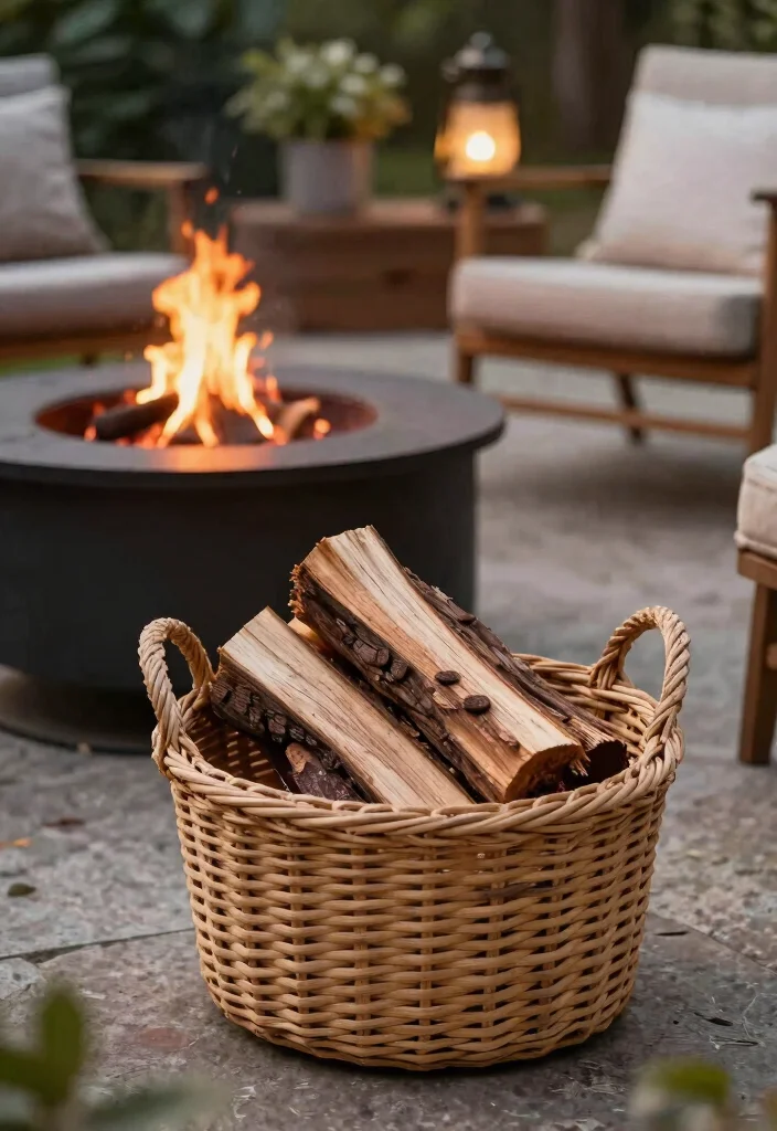 15 Fire Pit Gift Basket Ideas for First-Time Homeowners - 9. Firewood and Kindling Bundle 1