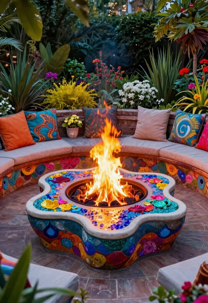 15 Metal Fire Pit Ideas That Don't Rust After One Season - 15. Unique Shape Fire Pit 1