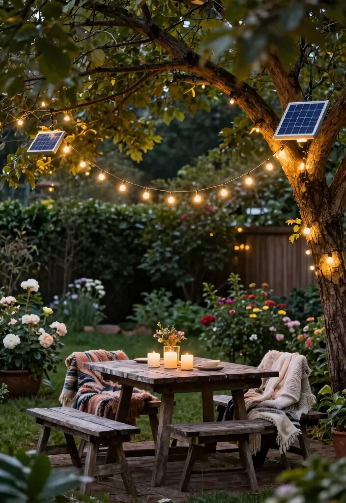 15 Outdoor Hanging Lights That Install Without Running New Wire - 1. Solar String Lights for a Whimsical Touch 1