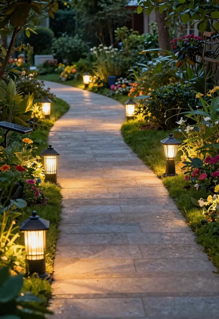 15 Outdoor Hanging Lights That Install Without Running New Wire - 11. Solar Pathway Lights for Safety and Style 1