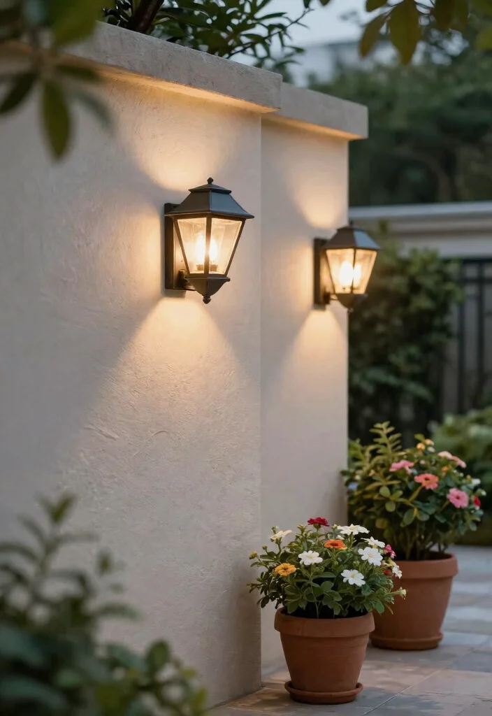 15 Outdoor Hanging Lights That Install Without Running New Wire - 13. Elegant Solar Wall Sconces for a Chic Look 1