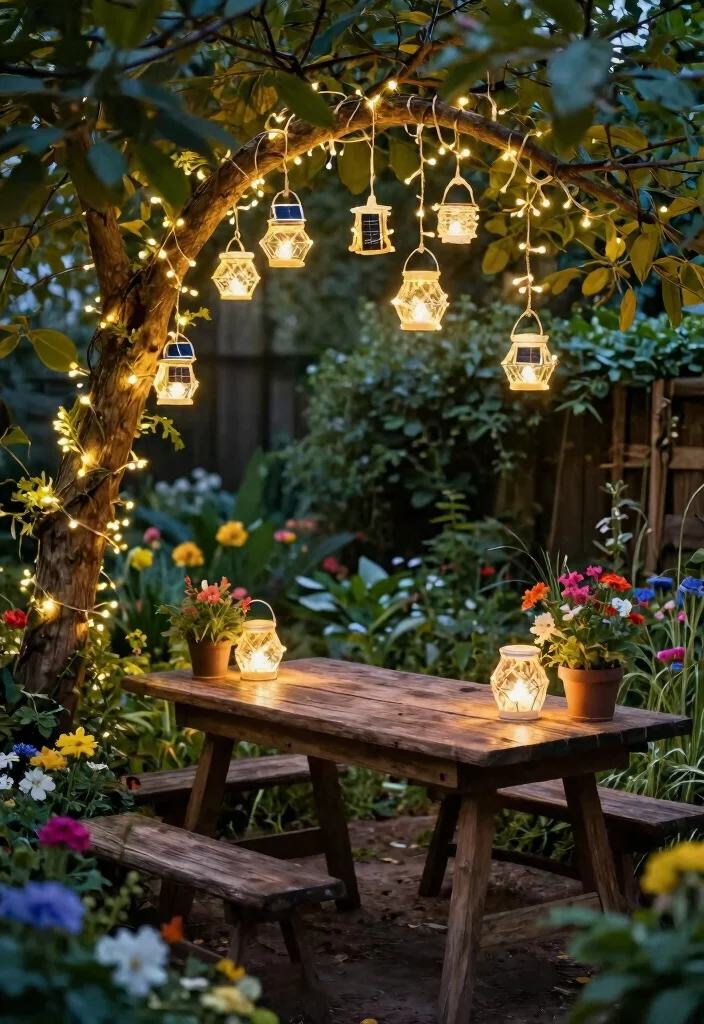 15 Outdoor Hanging Lights That Install Without Running New Wire - 14. Solar Fairy Lanterns for a Magical Garden 1