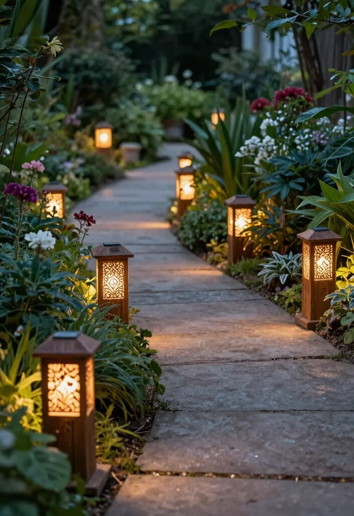15 Outdoor Hanging Lights That Install Without Running New Wire - 5. Rustic Wooden Solar Lights for Earthy Charm 1