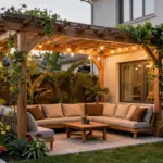 15 Pergola Attached to House Ideas That Don't Damage Siding