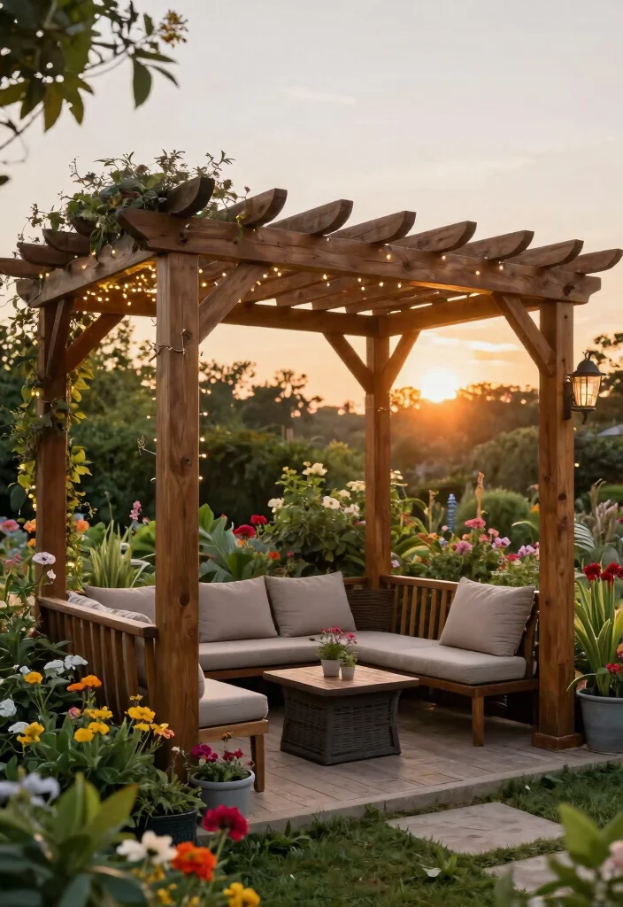 15 Pergola Ideas Attached to House That Add Shade Without a Full Rebuild - 7. Freestanding Pergola 1