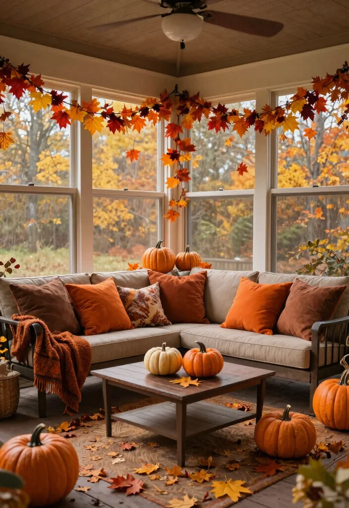 15 Screened In Porch Decorating Ideas That Feel Like a Real Room - 14. Seasonal Decor Changes 1