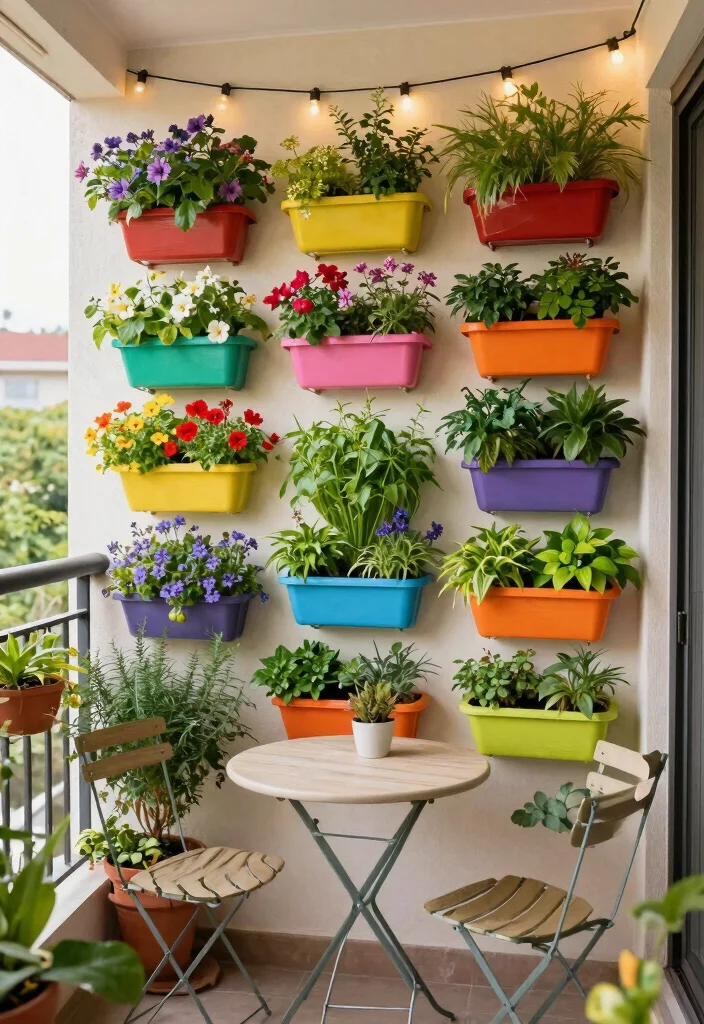 18 Apartment Balcony Garden Ideas for Renters With No Yard - 1. Vertical Wall Gardens 1