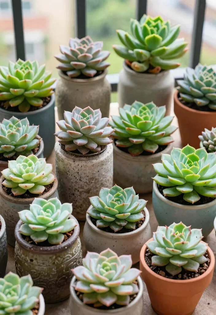 18 Apartment Balcony Garden Ideas for Renters With No Yard - 11. Succulent Arrangements 1