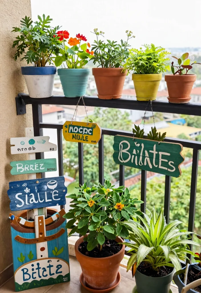 18 Apartment Balcony Garden Ideas for Renters With No Yard - 17. DIY Garden Decor 1