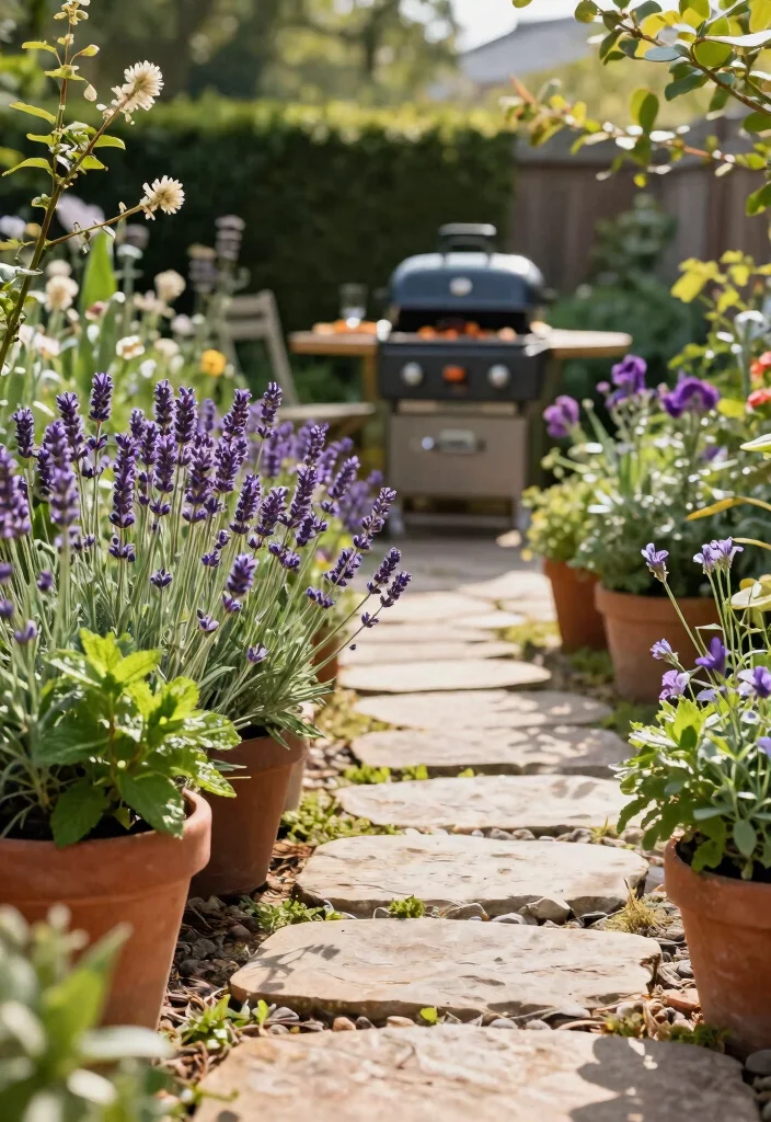 18 Backyard BBQ Party Decorations on a Budget That Set the Mood - 17. Scented Nature Walkway 1