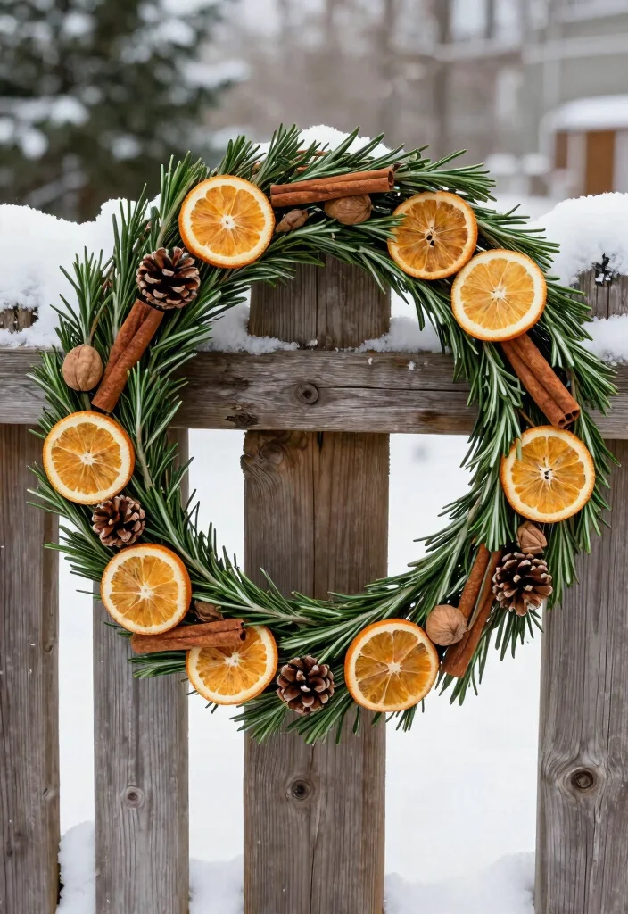 18 Outdoor Christmas Decorations Ideas That Stay Lit All Season - 14. Sustainable Garlands 1