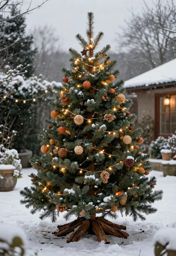 18 Outdoor Christmas Decorations Ideas That Stay Lit All Season - 18. Reclaimed Wood Christmas Trees 1