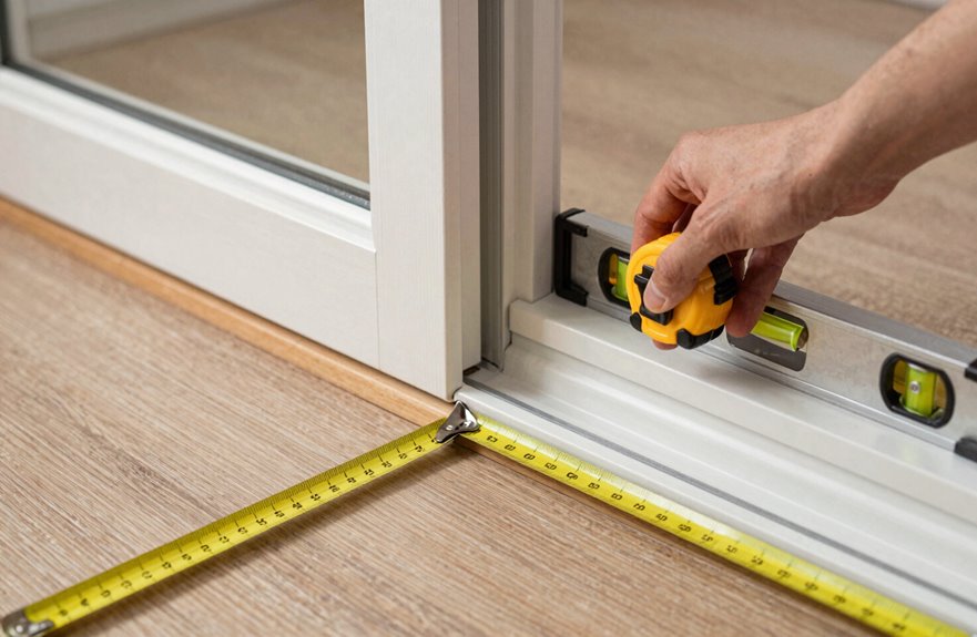 How to Measure Curtain Length for Sliding Glass Doors 3 door frame clearance guides thresholds