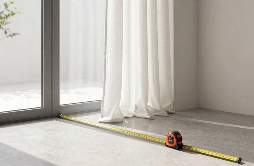 How to Measure Curtain Length for Sliding Glass Doors 4 float length door friendly hem height