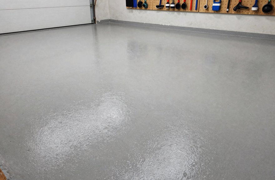 5 Steps to Finish Your Garage Floor 3 mix a b precisely don t hurry