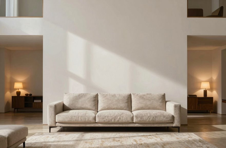 How Tall Is a Standard Sofa? 4 sofas suit ceiling heights