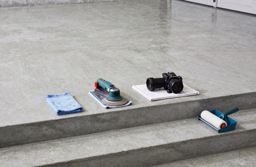 5 Steps to Finish Your Garage Floor 1 solid dry prepared concrete only